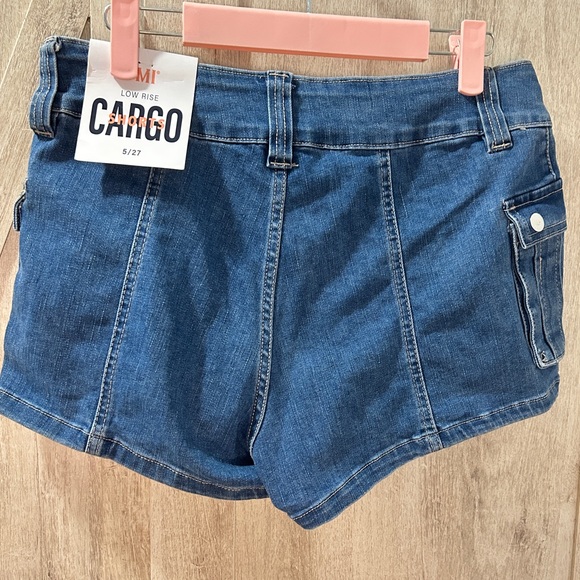 ๐ ๏ธ YMI Cargo Denim Shorts ๐ ๏ธ โ Size 5 / 27 - Picture 3 of 4
